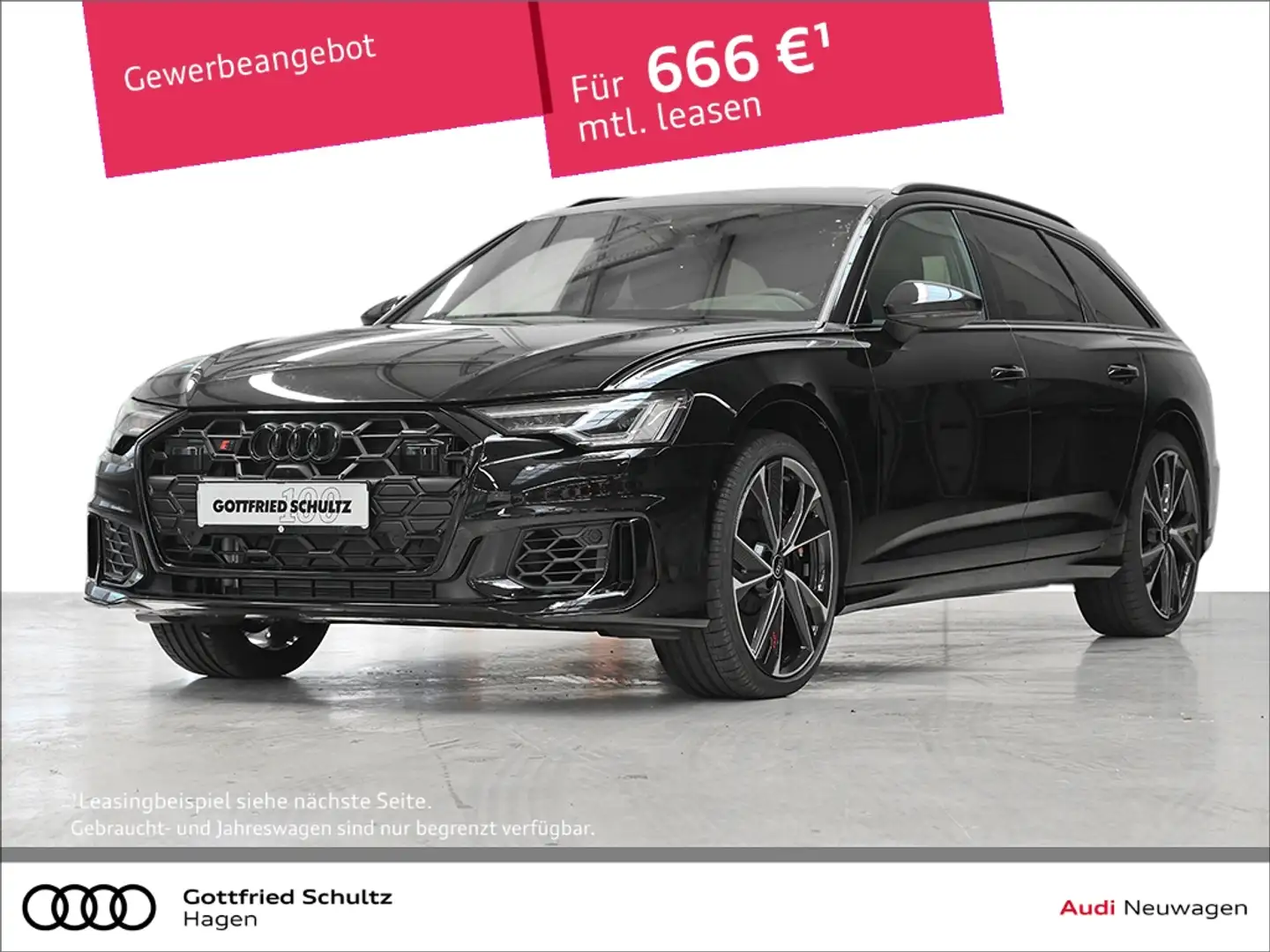 Audi S6 Avant TDI quattro Standheizung+Pano+AHK+B&O Schwarz - 1