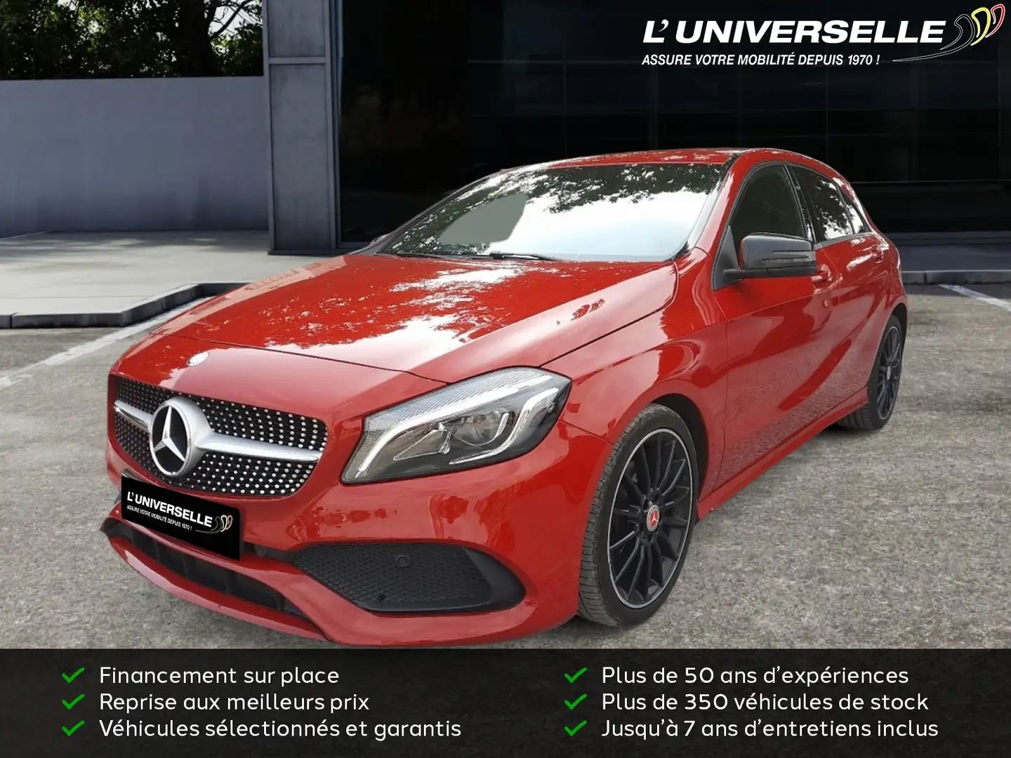 Mercedes-Benz A 160 PACK AMG Roşu - 1