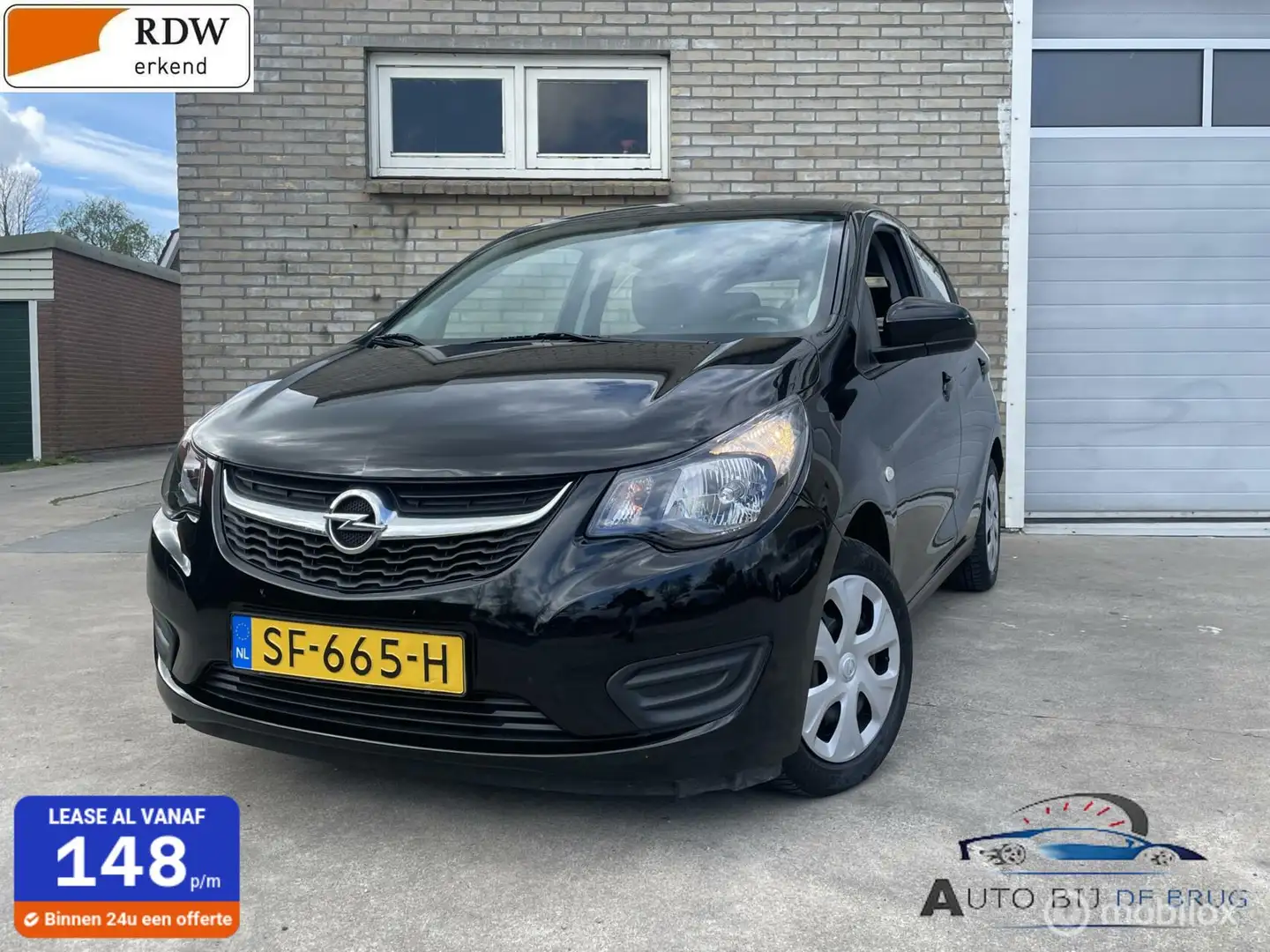Opel Karl 1.0 ecoFLEX Edition Automaat NAP Airco inc BTW Zwart - 1