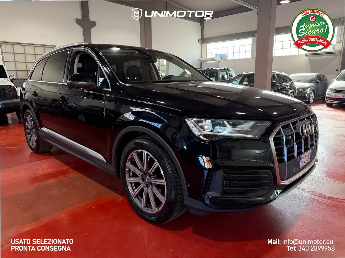 Audi Q7 Business 45 3.0 TDI mhev 231cv quattro Tiptronic Schwarz - 1