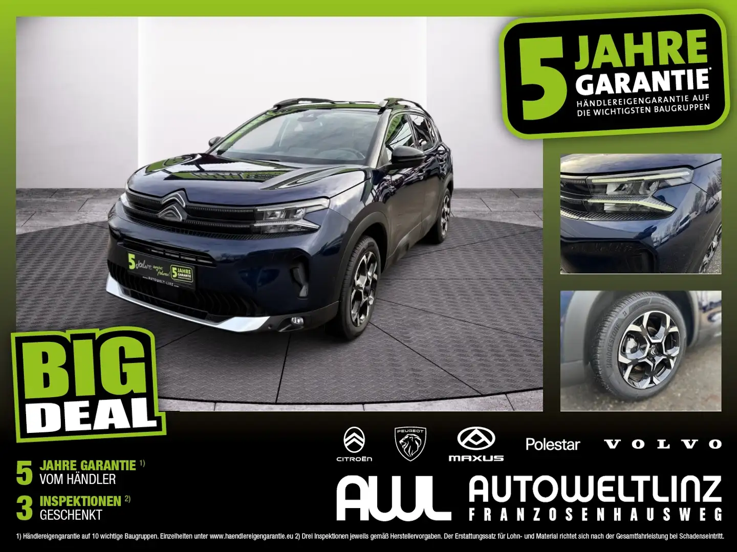 Citroen C5 Aircross Hybrid 136 ë-DSC6 MAX Navi+SHZ+Kam Blau - 1
