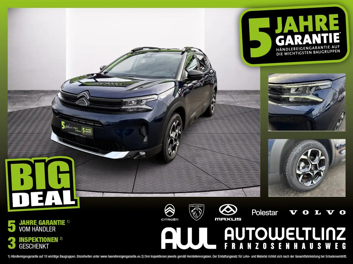 Citroen C5 Aircross Hybrid 136 ë-DSC6 MAX Navi+SHZ+Kam Blau - 1