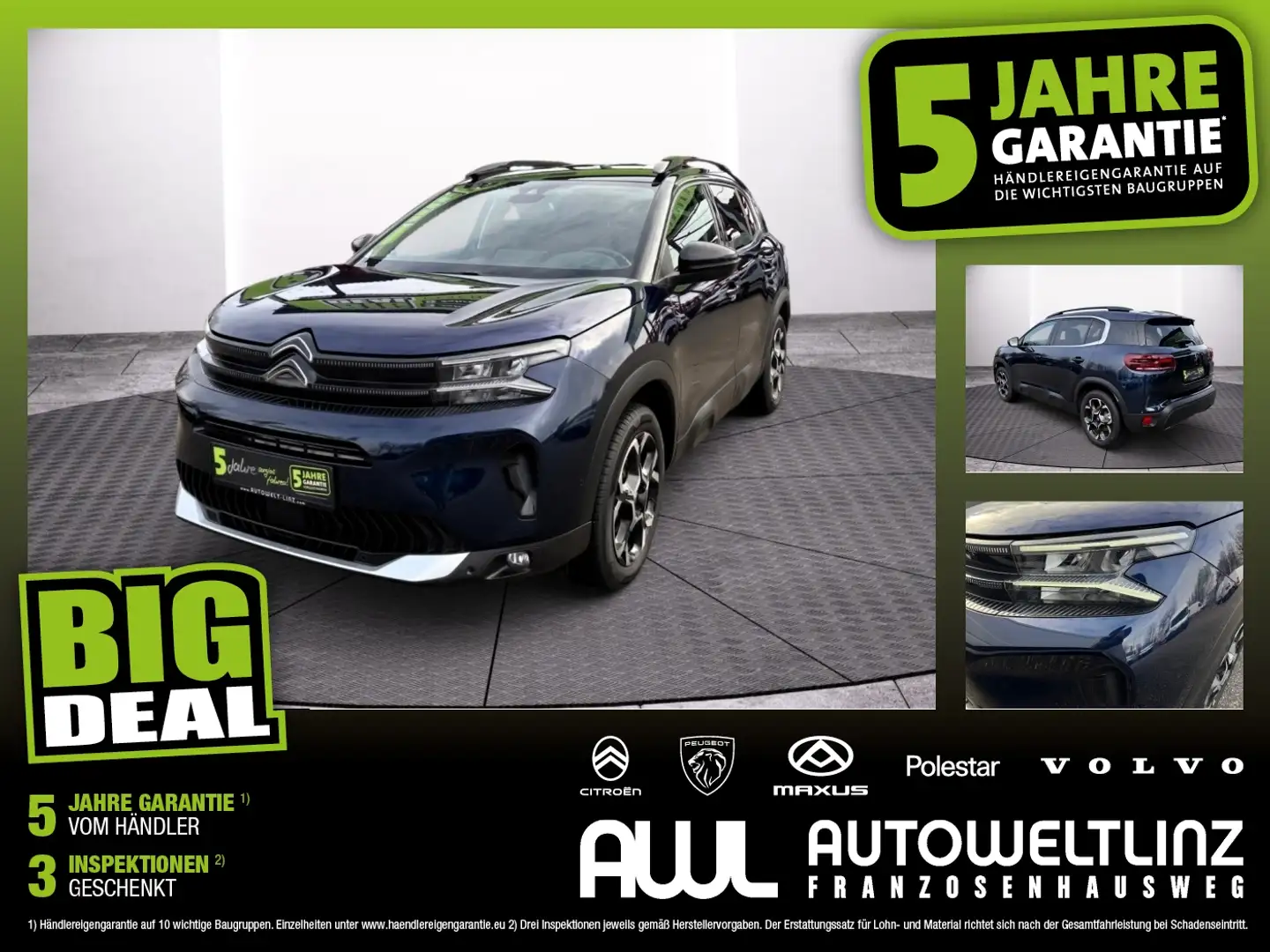 Citroen C5 Aircross Hybrid 136 ë-DSC6 Urban Navi+SHZ+Kam Blau - 1