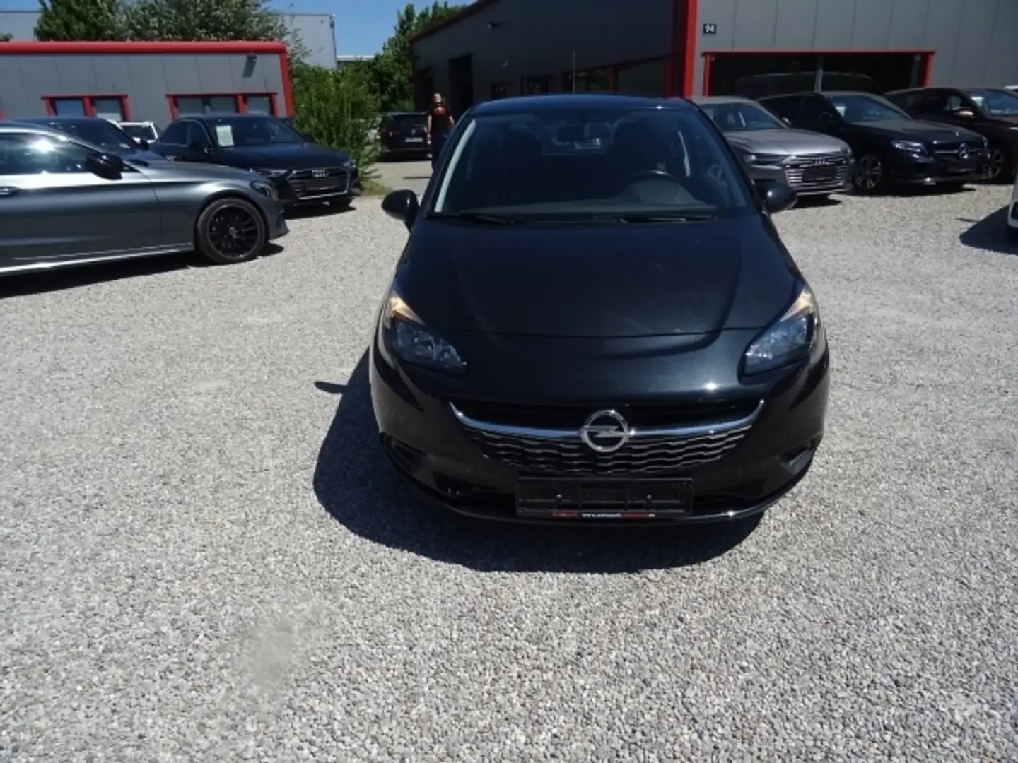 Opel Corsa E Edition 1.2 SHZ Lenkra dHZG Temp PDC Klima Zwart - 2