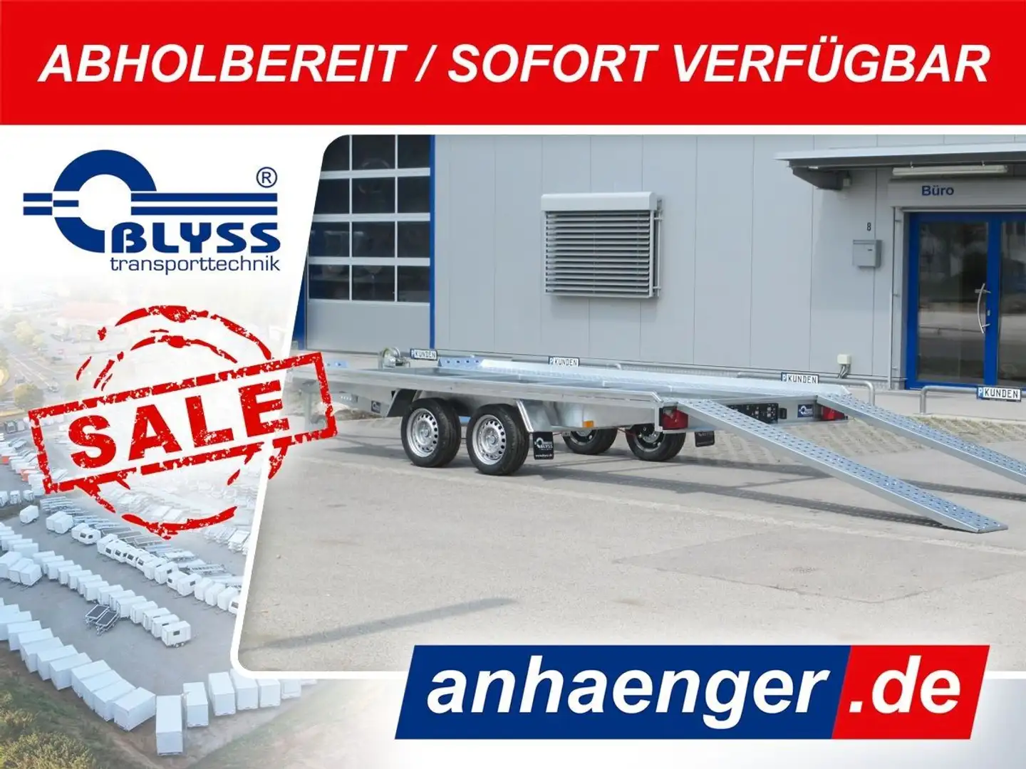 Blyss AKTION! Autotransporter 400x200cm 2700kg zGG - 1