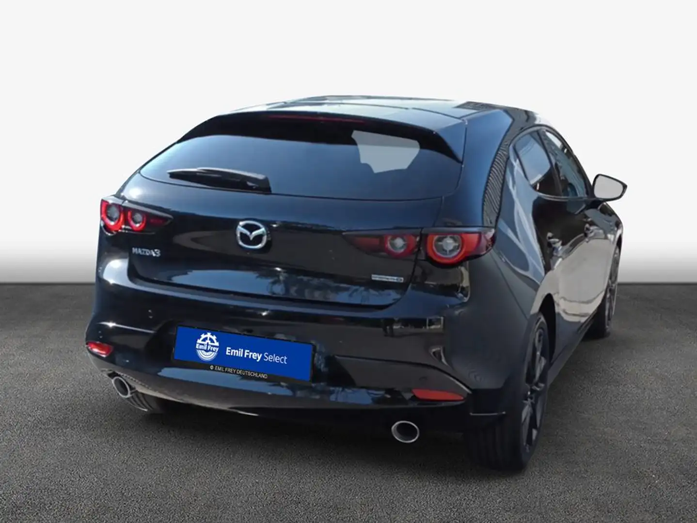 Mazda 3 e-SKYACTIV-X 186 M HYBRID Aut. EXCLUSIVE-LINE Schwarz - 2