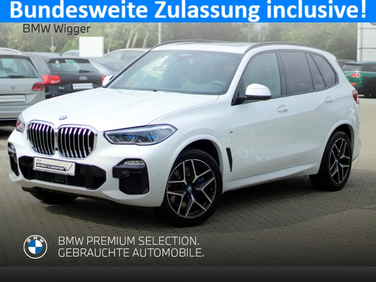 BMW X5 xDrive 40i M Sport/Laser/HUD/StandHZG/AHK Weiß - 1