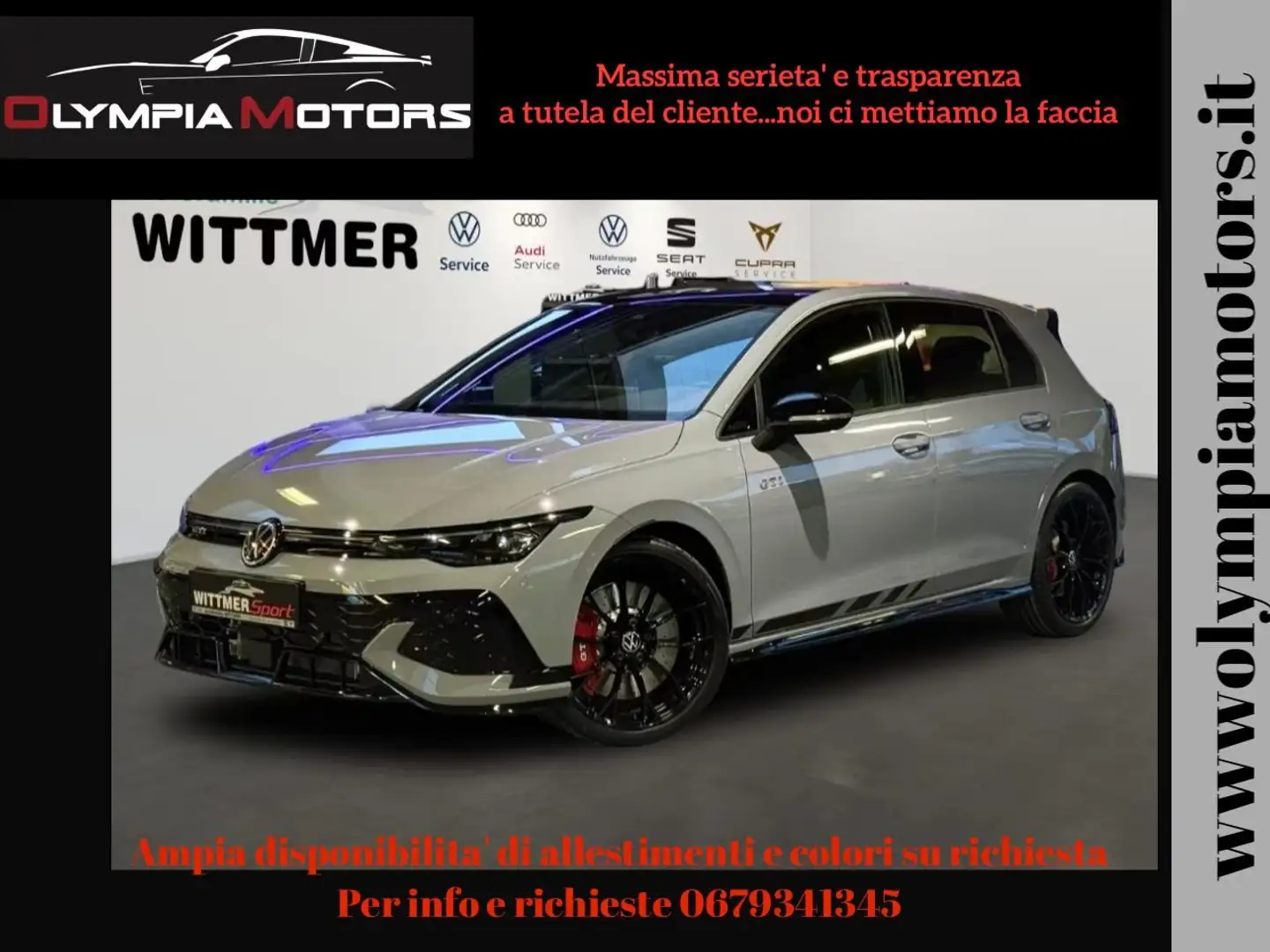 Volkswagen Golf GTI 8.5 TSI CLUBSPORT DSG NAVI MATRIX 19 TETTO KAMERA Grigio - 1
