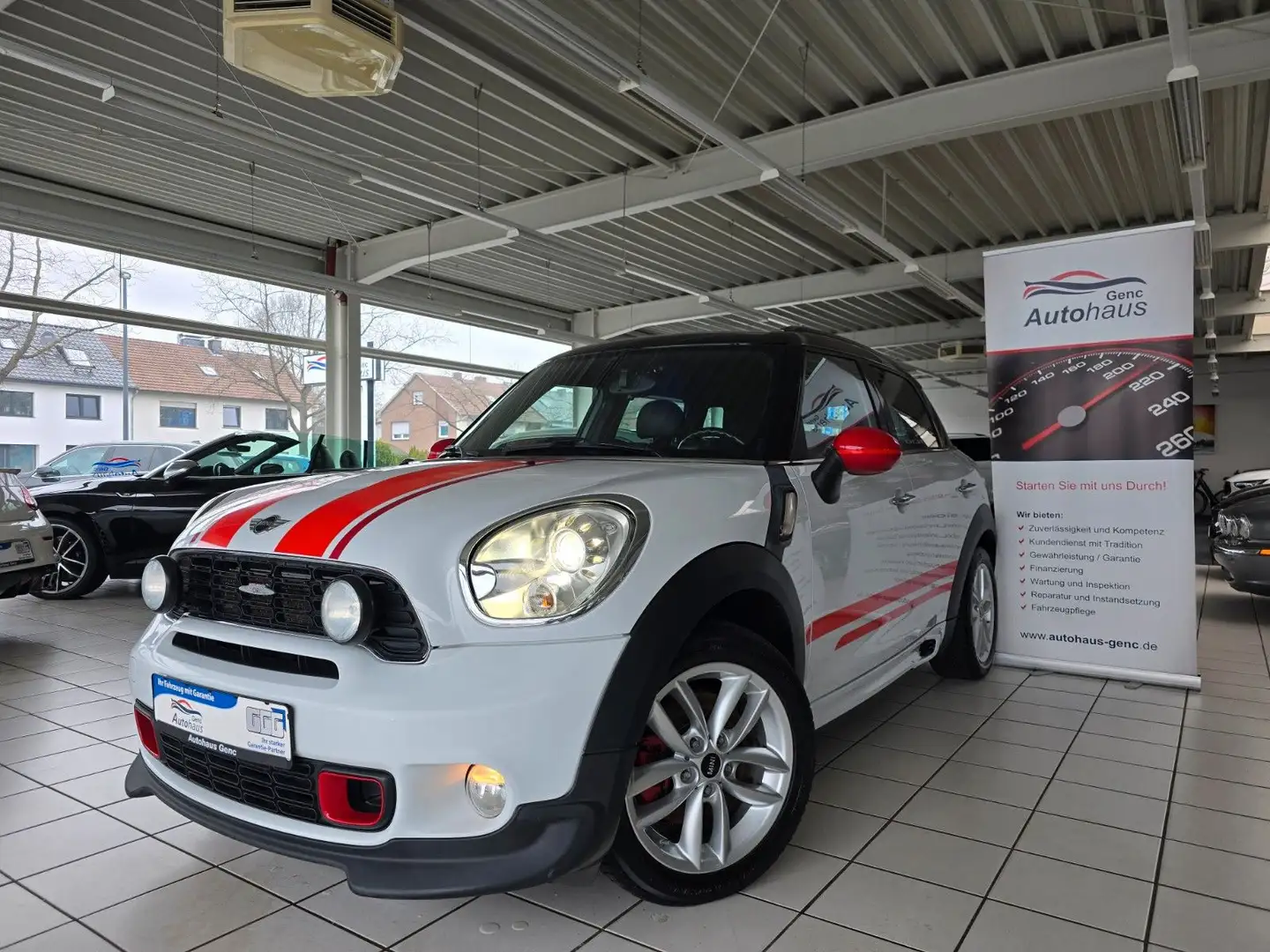 MINI Cooper S Countryman "Rally" Xenon Teilleder Weiß - 1
