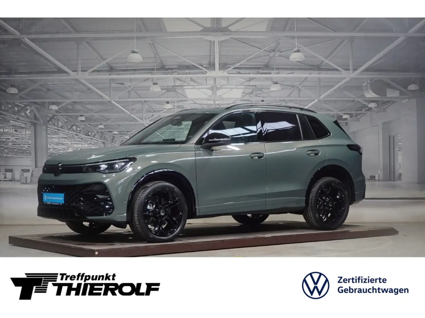 Volkswagen Tiguan R-Line 2.0 TSI 4M AHK Head-Up IQ.Light Pano Grün - 1