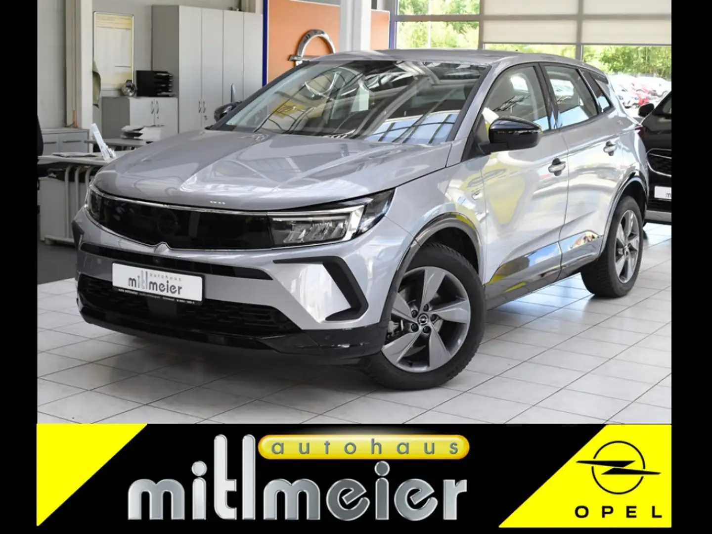 Opel Grandland 1.2T GS. NAVI AHK Kamera SHZ TotWinkel Grigio - 1