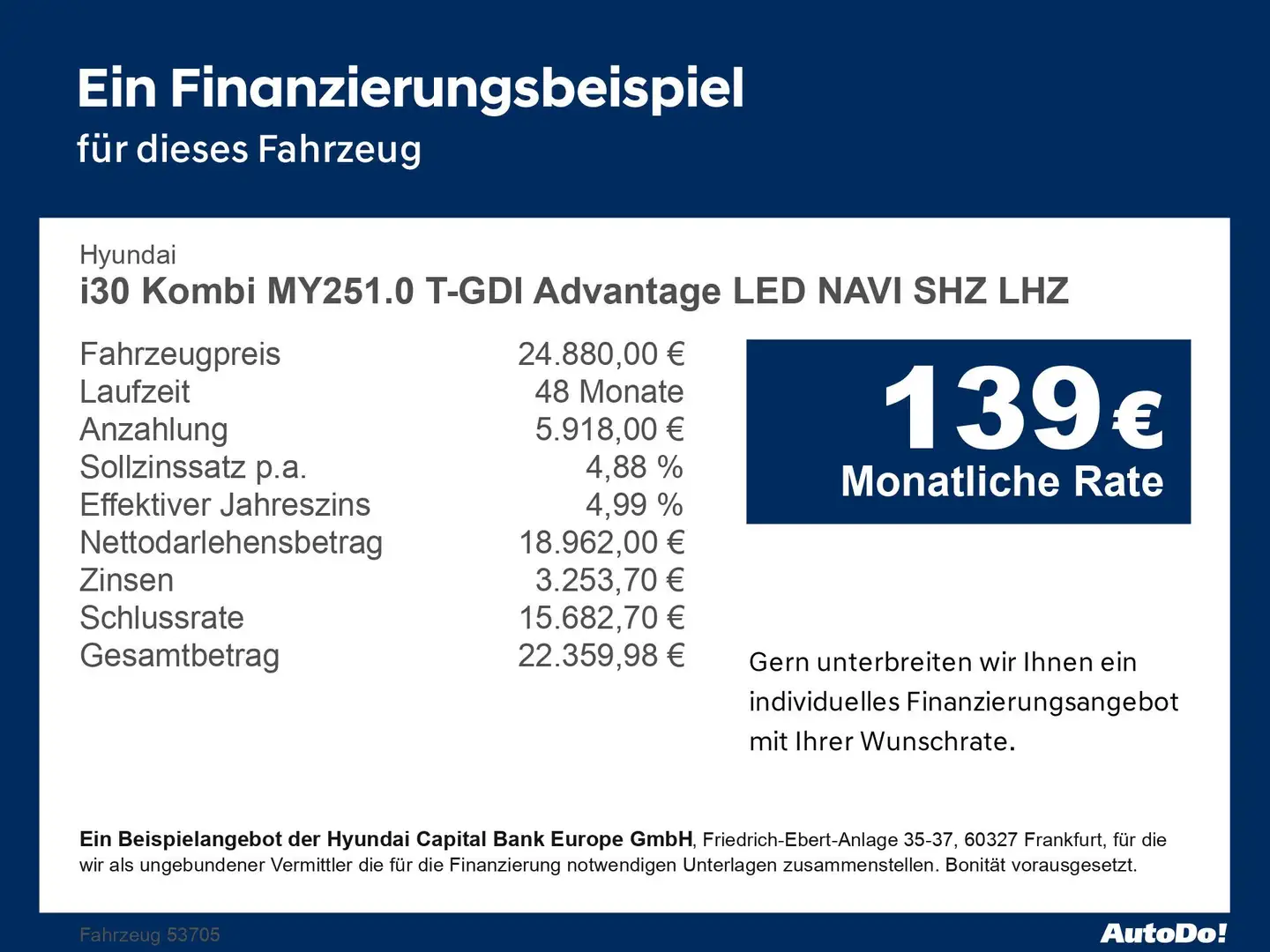 Hyundai i30 Kombi MY251.0 T-GDI Advantage LED NAVI SHZ LHZ - 2