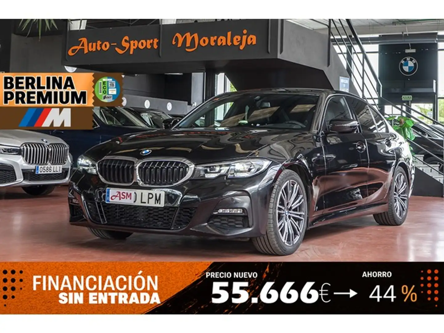 BMW 318 318dA Negro - 1