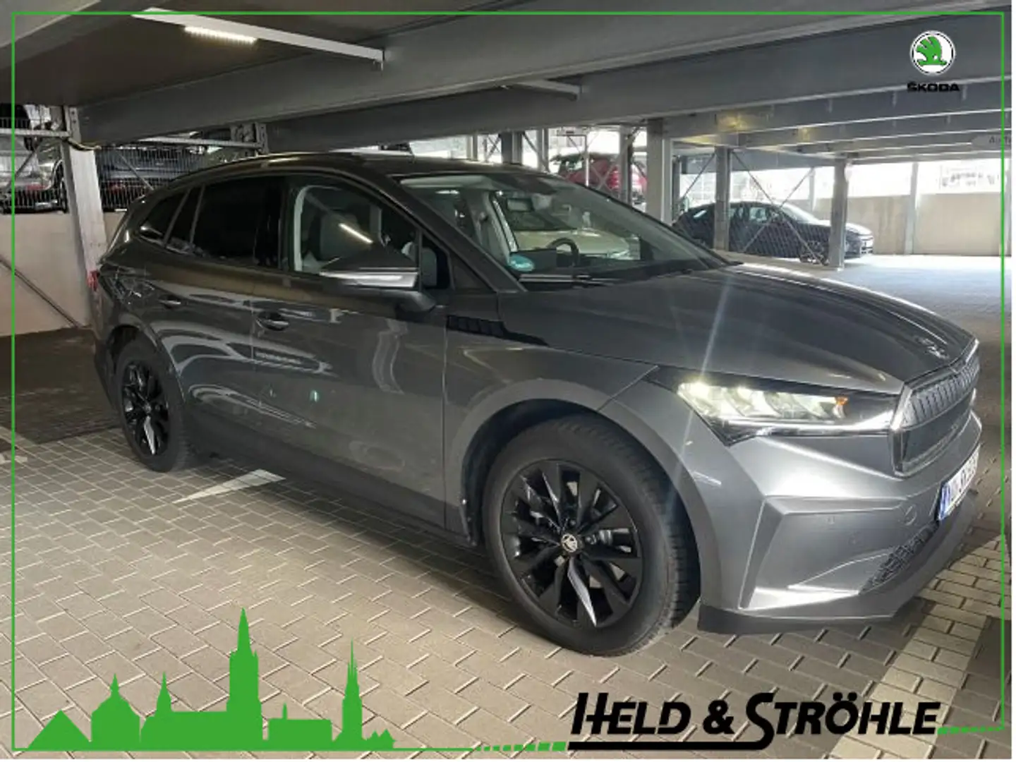 Skoda Enyaq 60 62 kWh LED WÄPU 19" PDC SHZ NAV KAM ACC Grau - 1