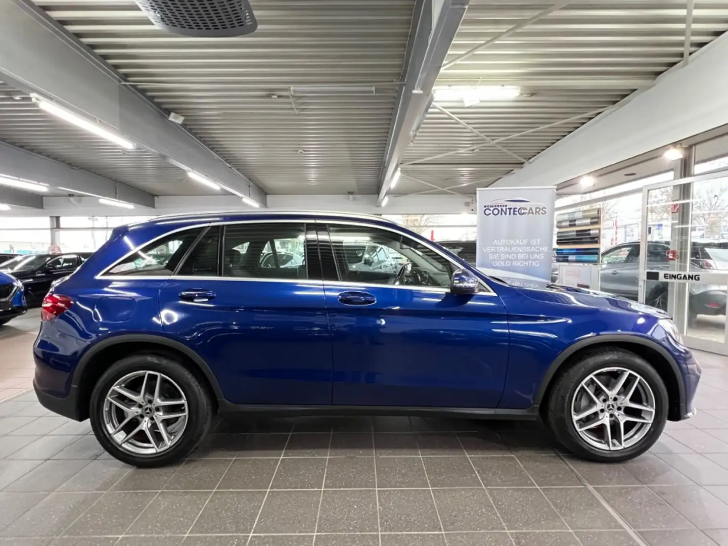 Mercedes-Benz GLC 250 4M AMG Line LED+Park+SH+KeyGo+E-Klappe Синій - 1