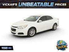 White 2015 Chevrolet Malibu Sedan Front-Wheel Drive Automatic