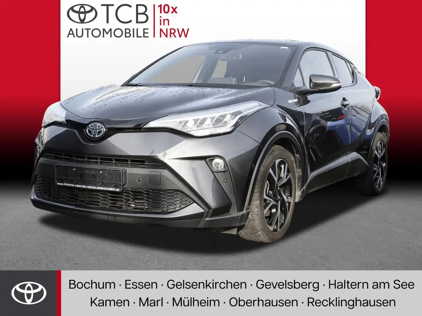 Toyota C-HR 1.8 Hybrid Team D SHZ KAMERA KLIMA ALU BT DAB LED Gris - 1