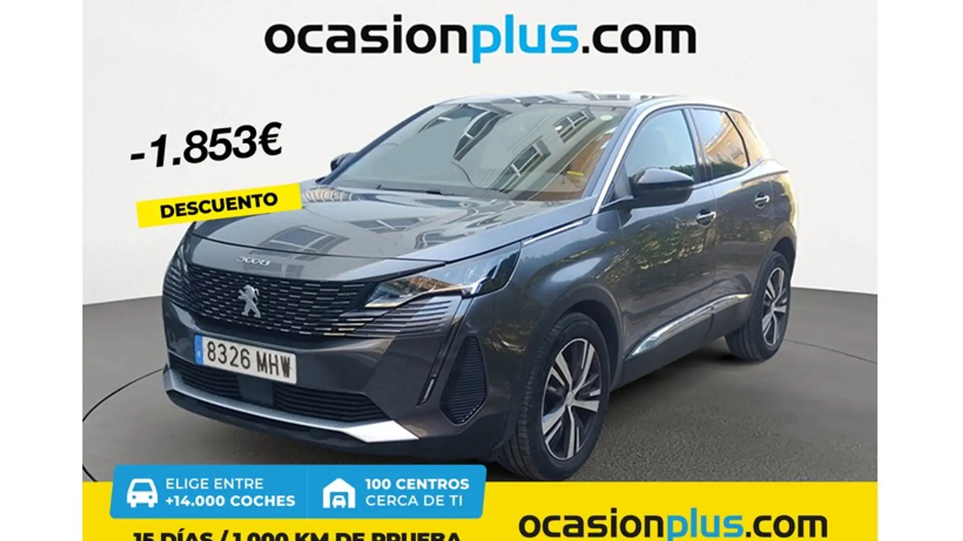 Peugeot 3008 1.2 PureTech S&S Allure 130 Argent - 1