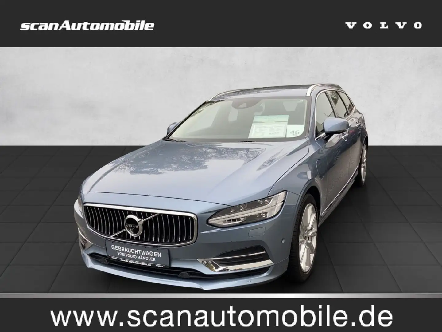 Volvo V90 Inscription Plug-In Hybrid AWD Bluetooth Navi Bleu - 1