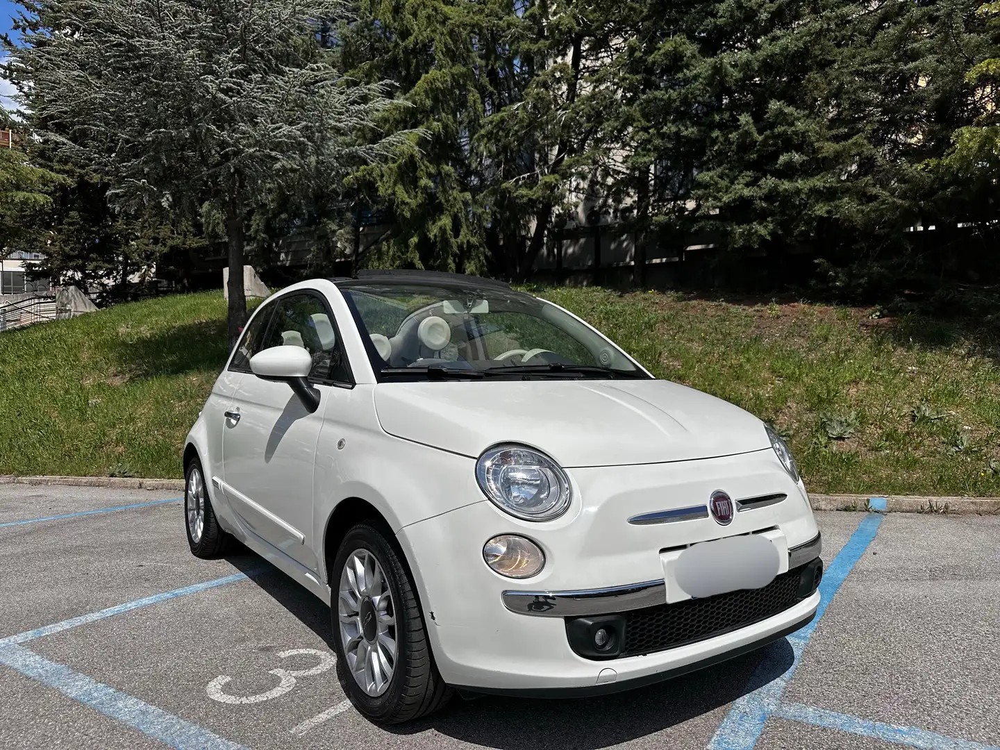 Fiat 500C 500C 1.2 Lounge 69cv Weiß - 2