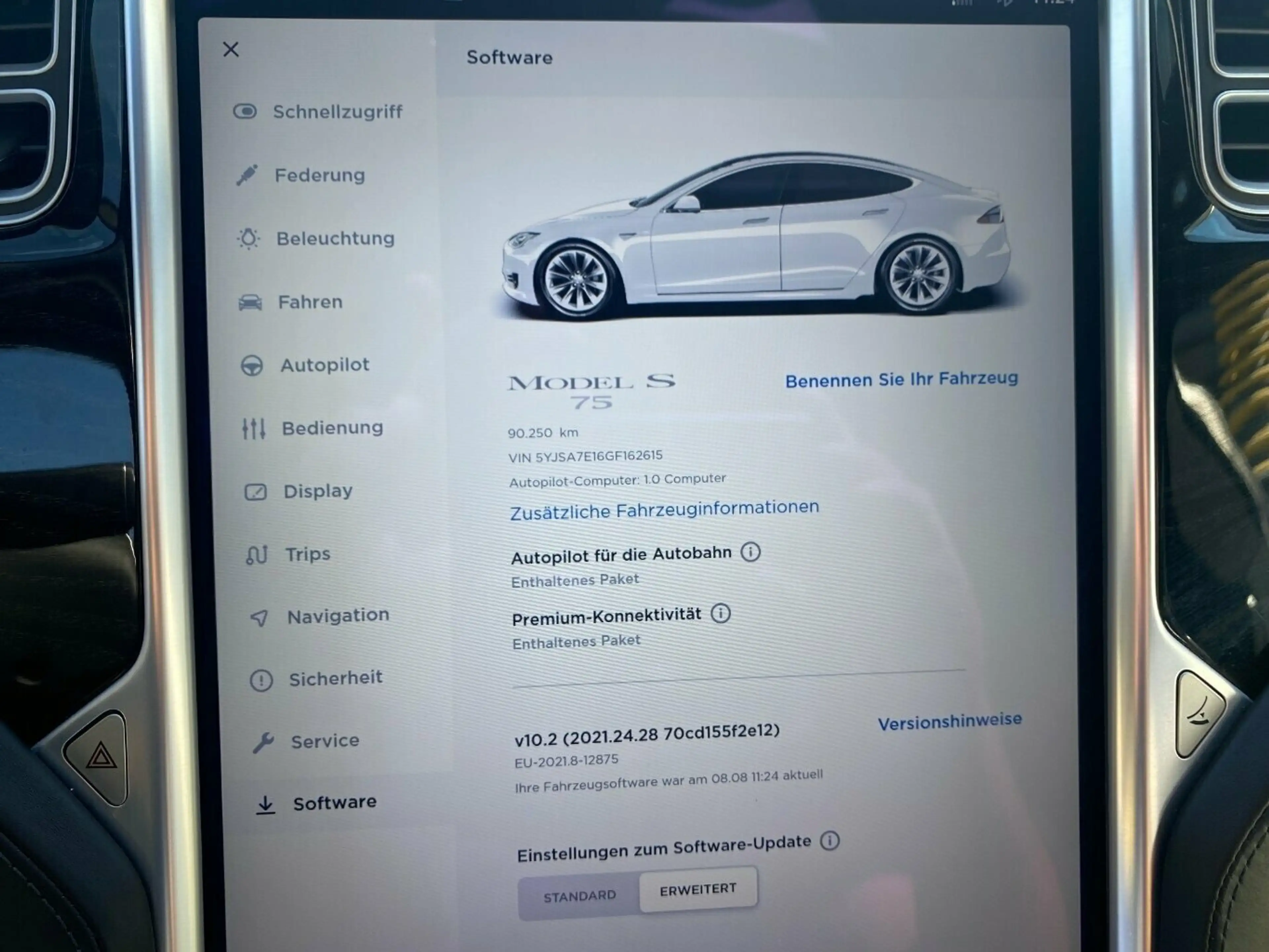 Tesla Model S 75 FreeSupercharger*CCS Adapter*Sitzh.*Autopilot*L — photo 12