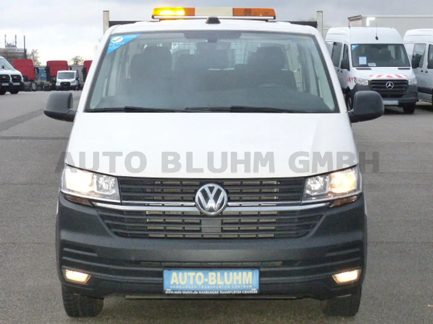 Volkswagen T6 Transporter T6.1 2.0 TDI Doka + AHK 2,5T Klima Navi 5-Sitze Alb - 2