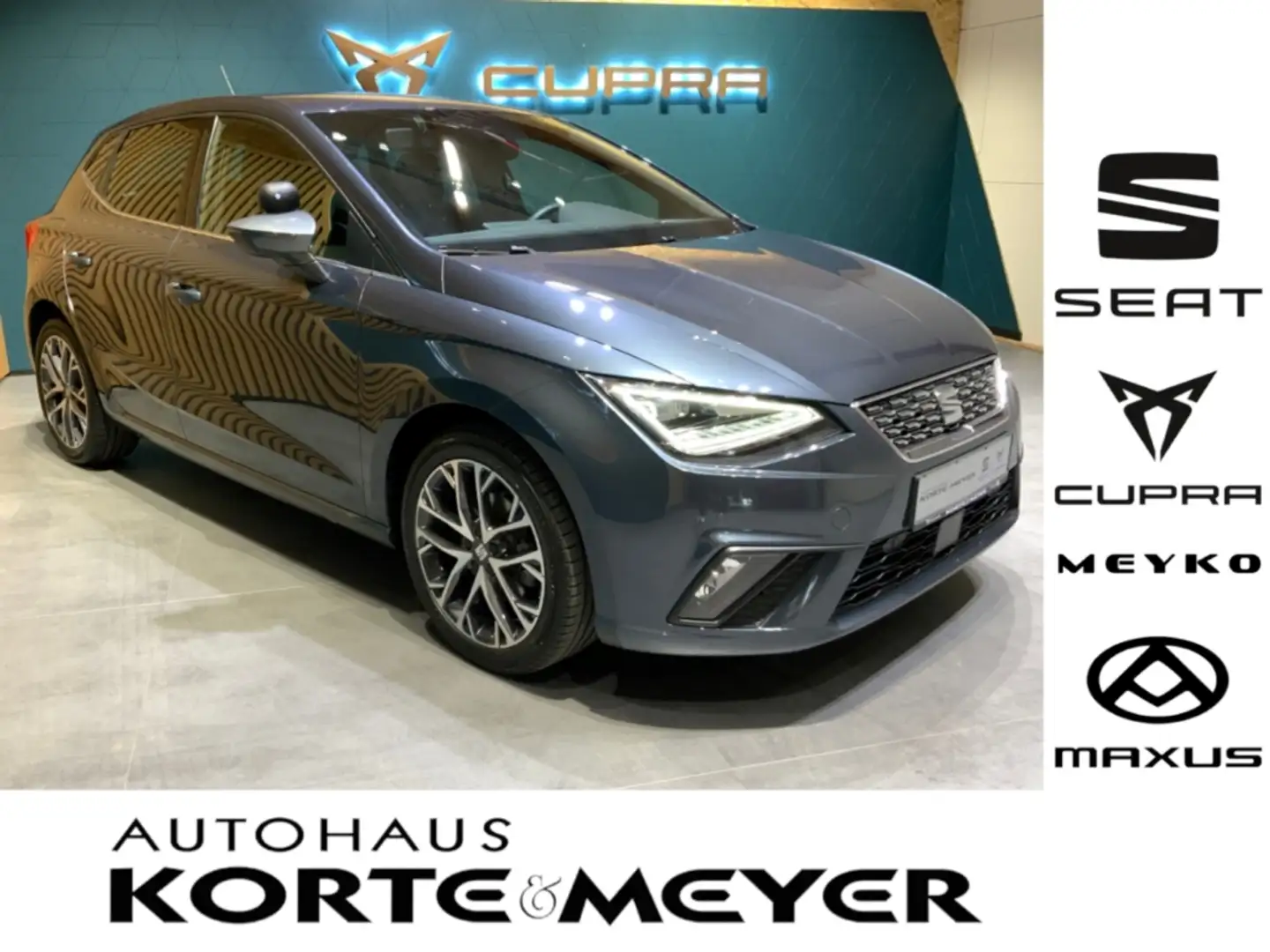 SEAT Ibiza Xcellence 1.0TSI DSG +Fahrschulwagen+ACC Grijs - 1