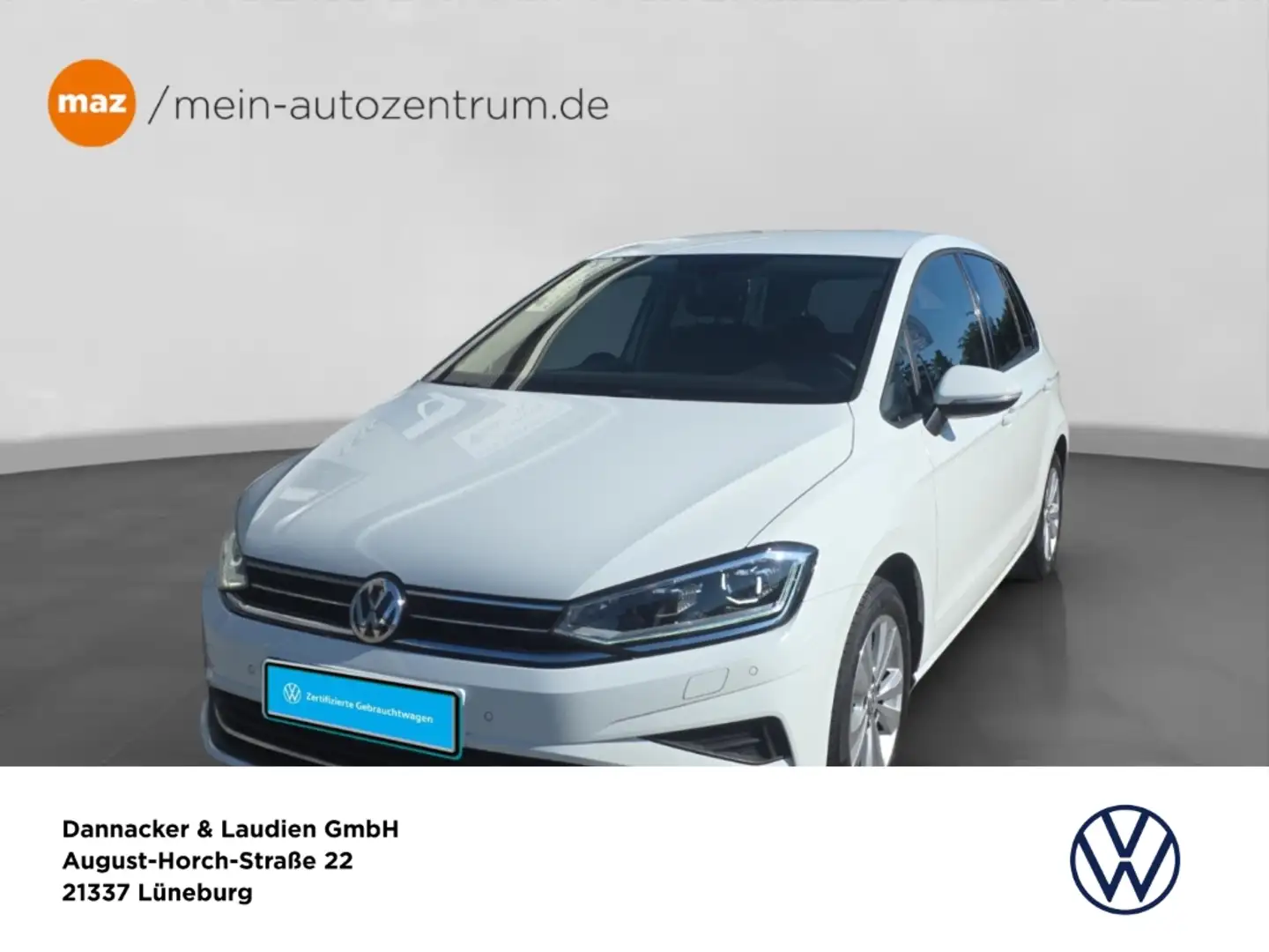 Volkswagen Golf Sportsvan 1.0 TSI Comfortline Alu LED Navi ACC Kamera Sitzhe Weiß - 1