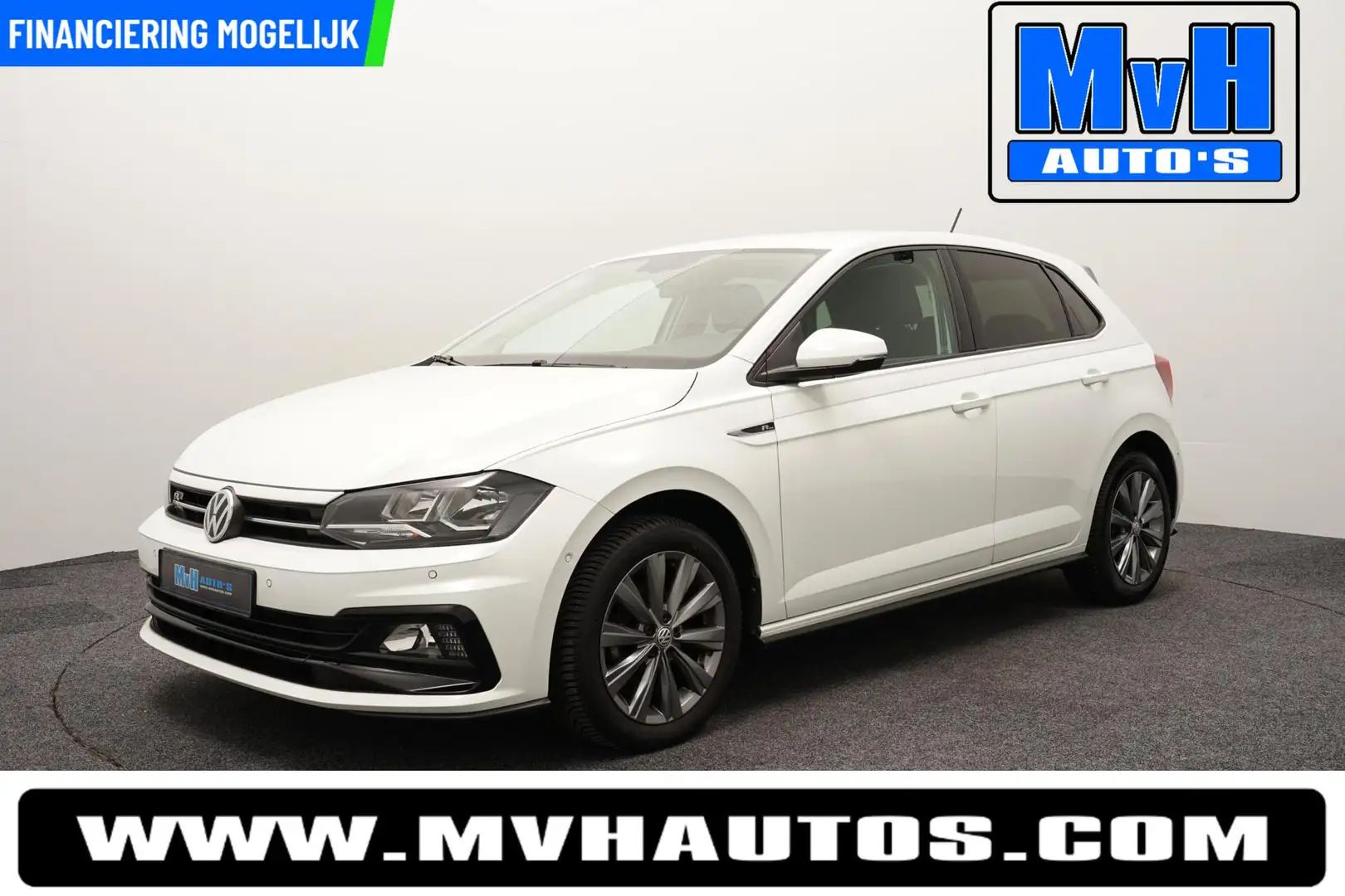 Volkswagen Polo 1.0 TSI R-Line|DSG|ACC|CLIMA|CARPLAY|ORG.NL Blanco - 1