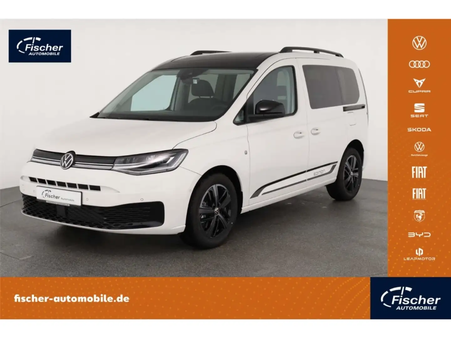 Volkswagen Caddy Life 2.0 TDI Edition LED/NAV/AHK/RFK/SHZ Weiß - 1
