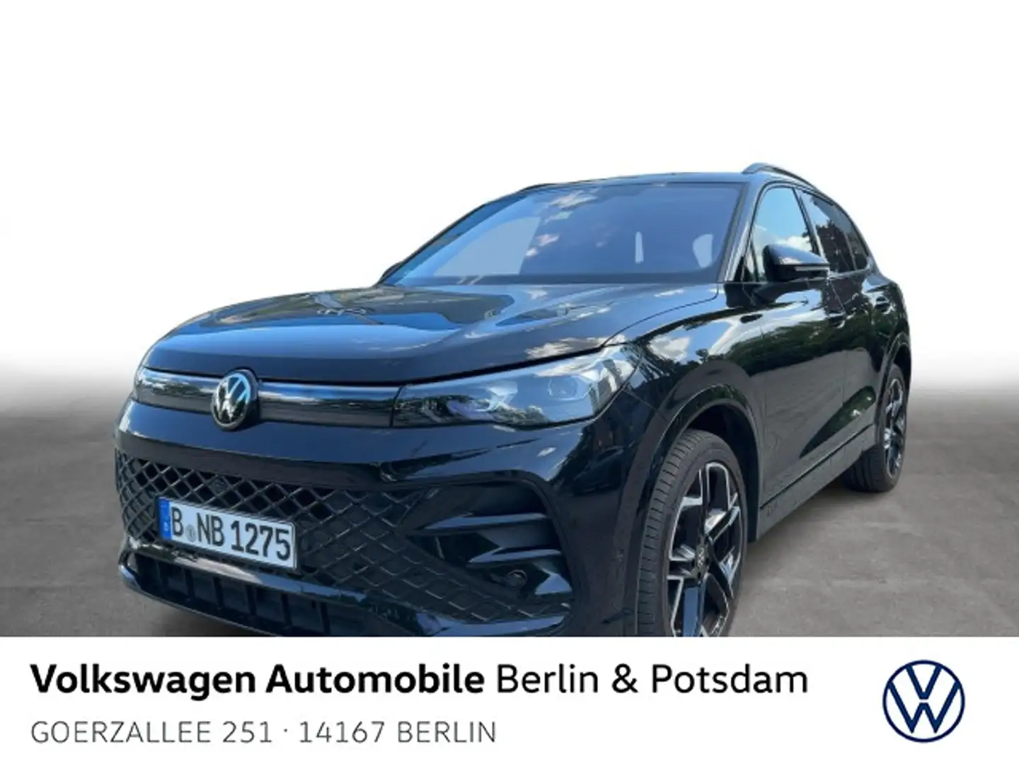 Volkswagen Tiguan 2,0 l TDI DSG R-Line 4M Leder P-Dach Stdh Noir - 1