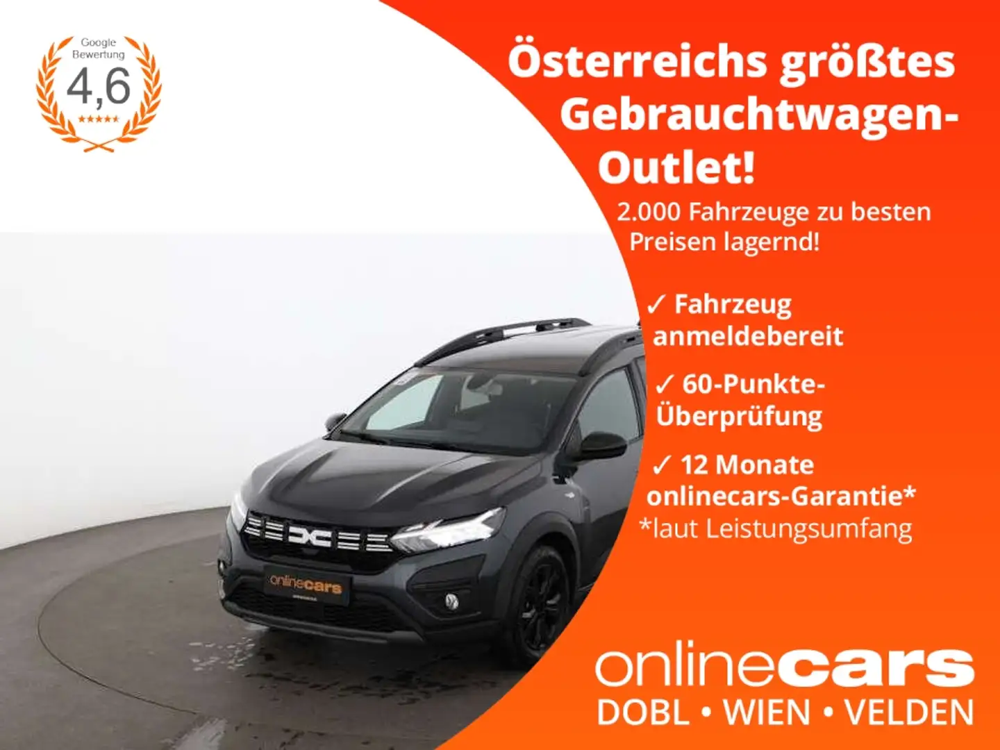 Dacia Jogger 1.0 TCe Extreme AHK NAV R-CAM SITZHZG TEMP Grau - 1