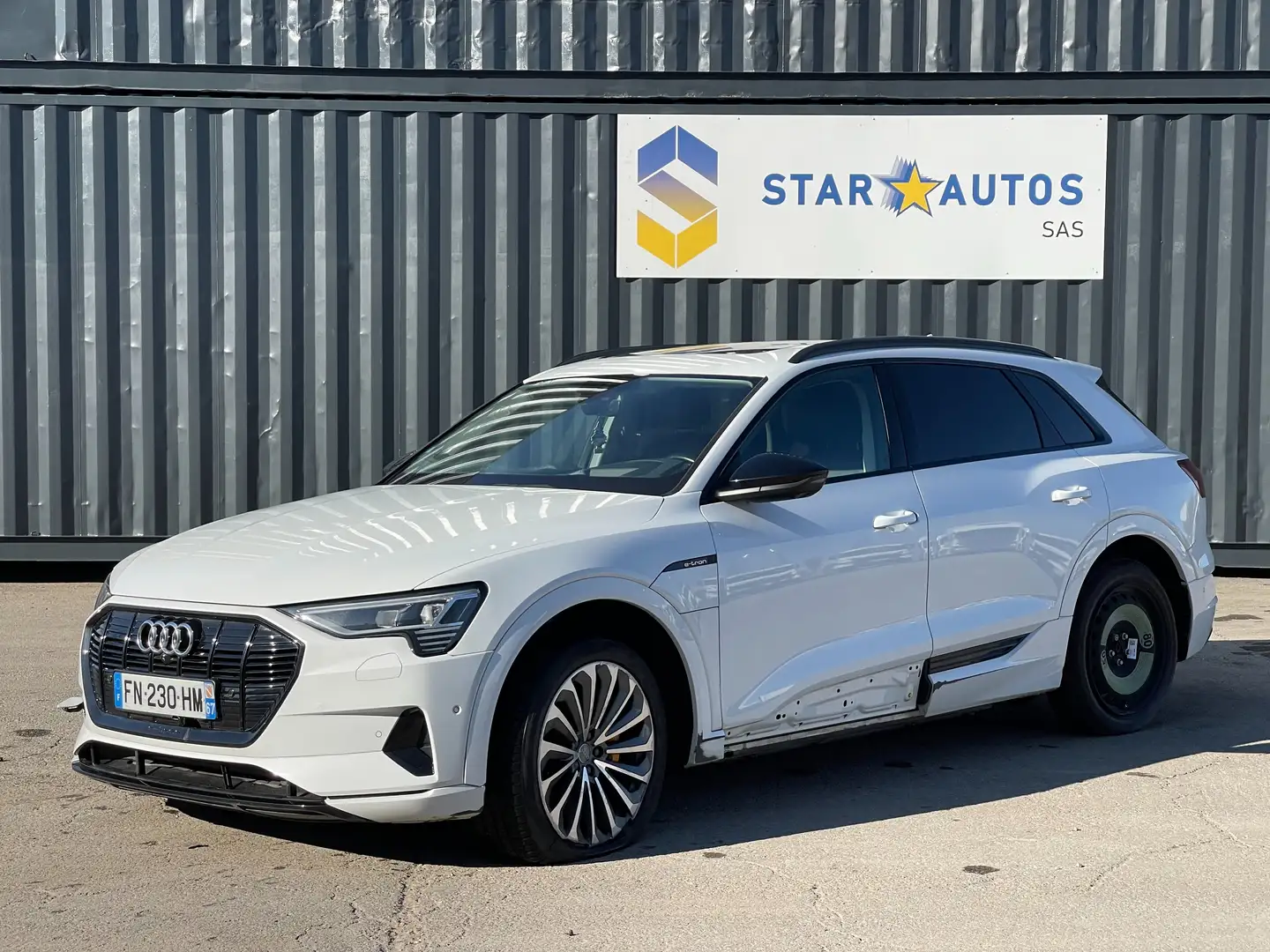 Audi e-tron Sportback 55 quattro 408 ch Blanc - 1