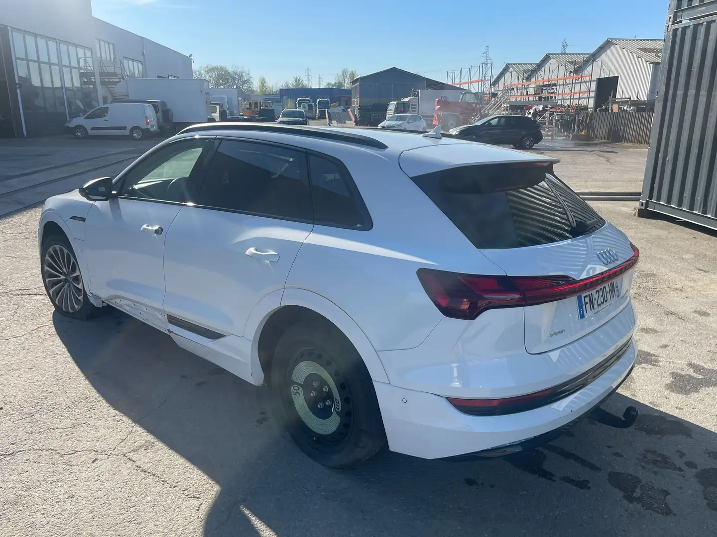 Audi e-tron Sportback 55 quattro 408 ch Blanc - 2