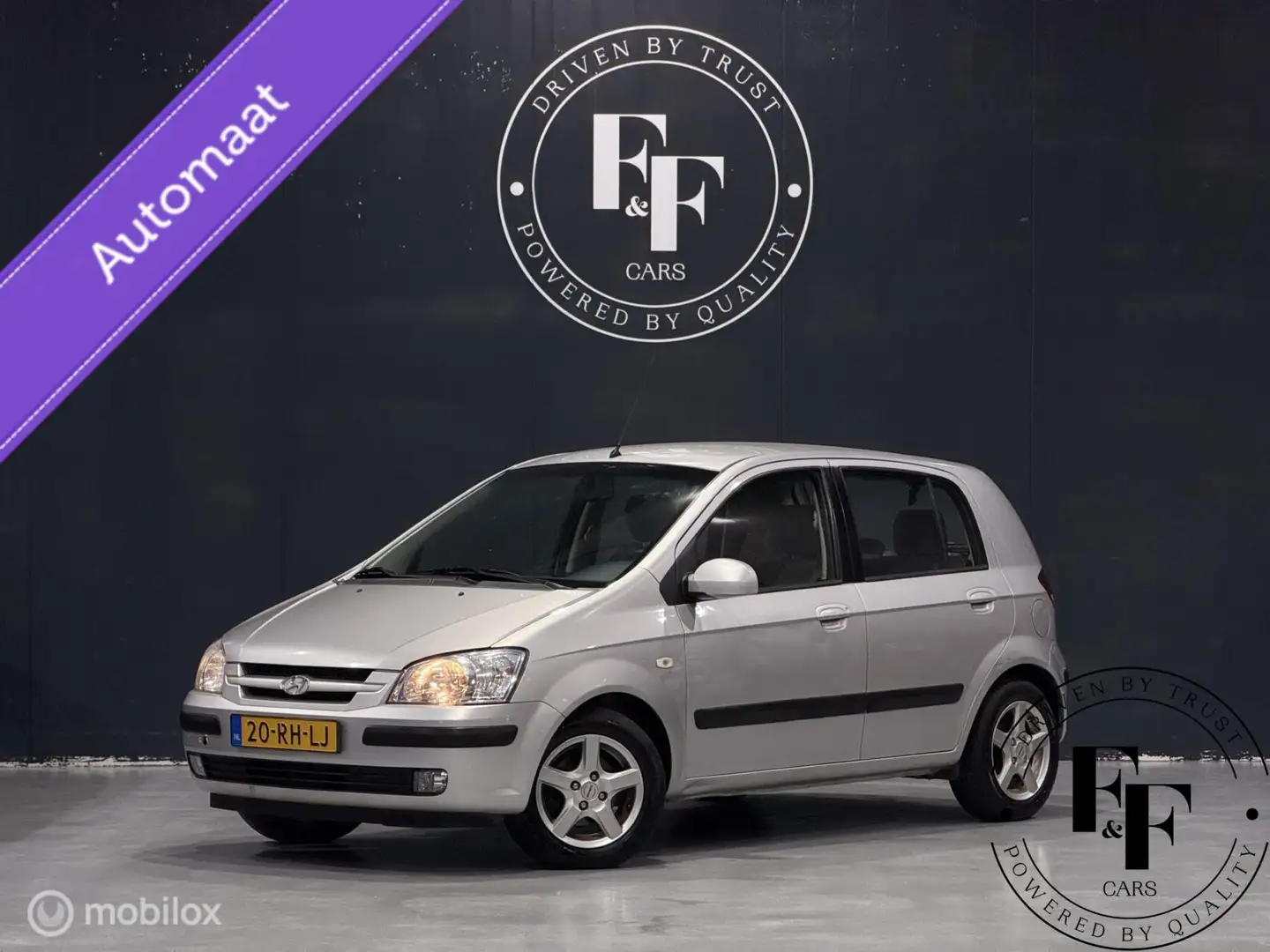 Hyundai Getz 1.6i Dynamic | Vol Automaat|Trekhaak|Airco|NAP Grau - 1