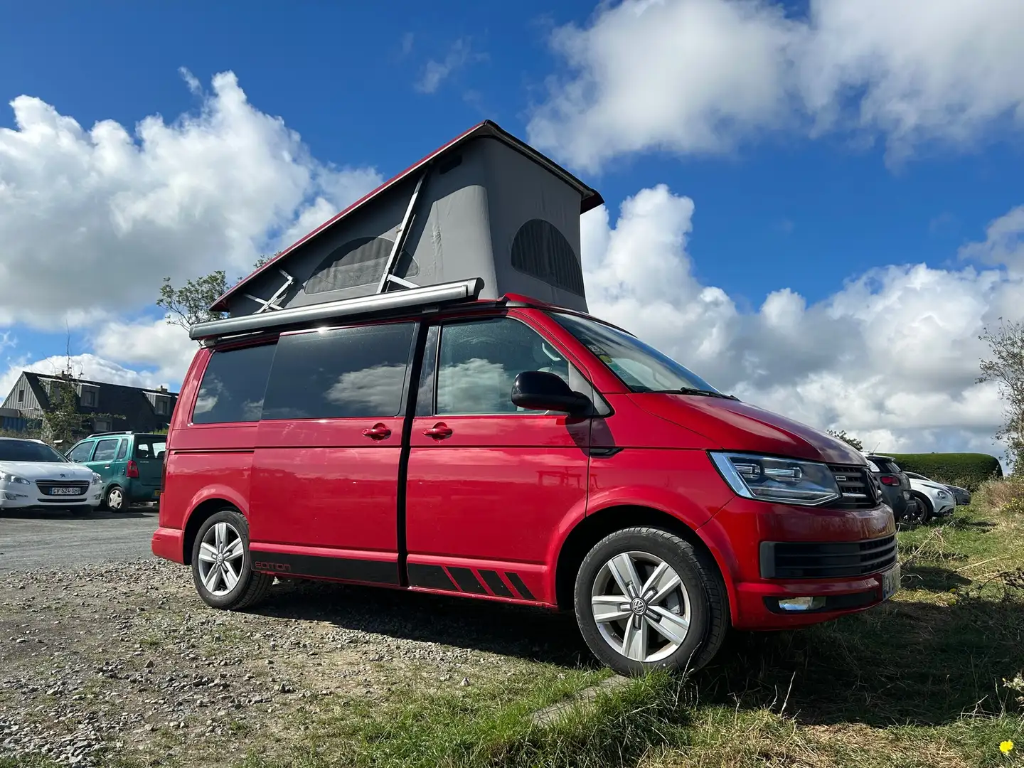 Volkswagen T6 California 204 DSG7 4Motion EDITiON + Blocage differentiel Rouge - 1