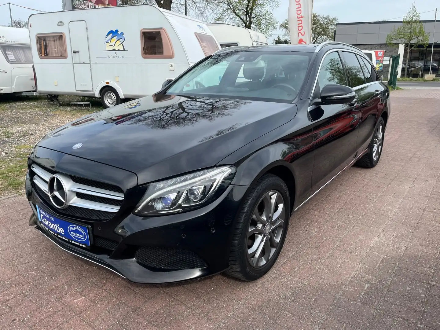 Mercedes-Benz C 200 T 4Matic+AUT+PANORAMA+NAVI+LED-SCHEINWERF. Zwart - 1