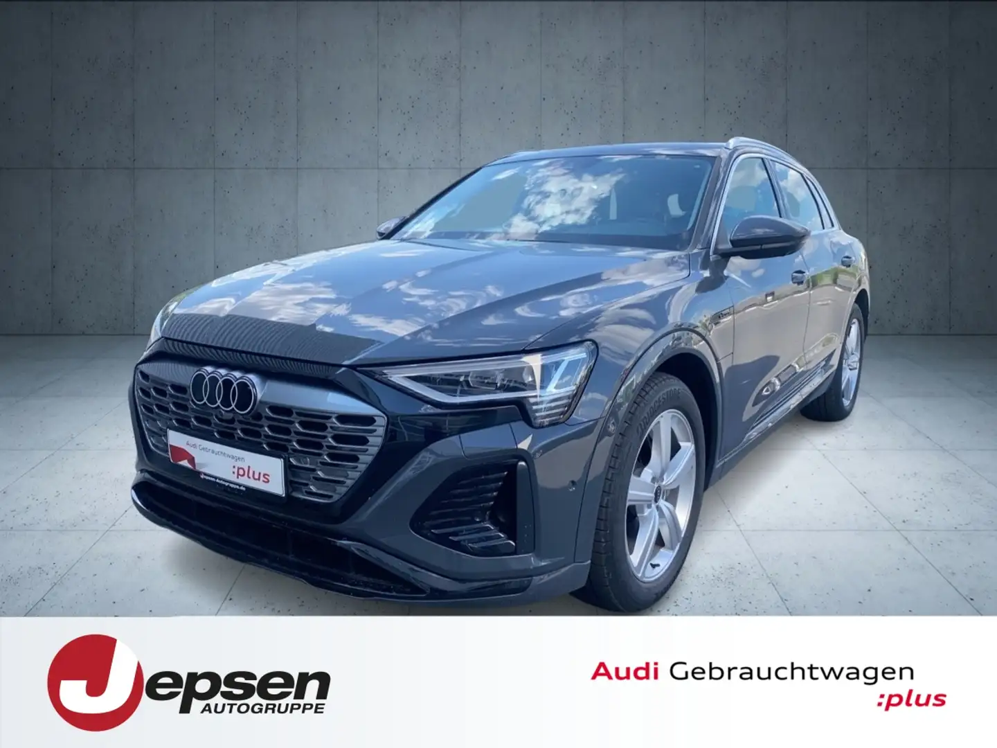Audi Q8 e-tron S line 50  qu. Matrix 20´ ParkAssist Grau - 1