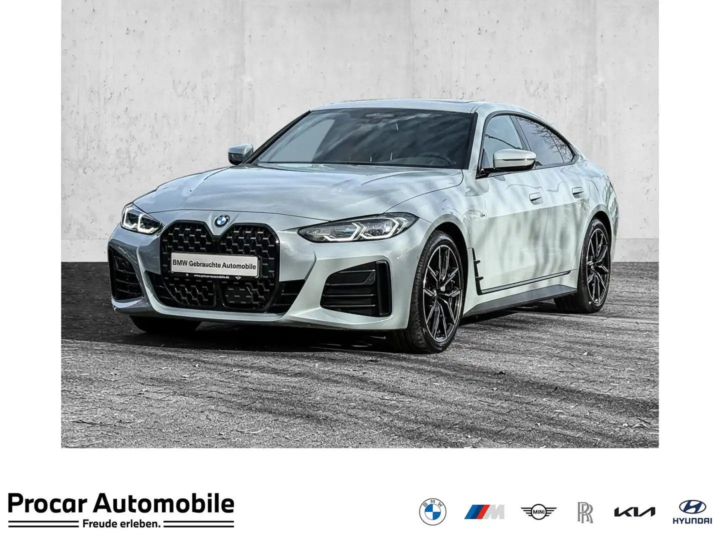 BMW 430 i Gran Coupé M Sport HUD+ACC+RFK+NAVI+LASER Grigio - 1