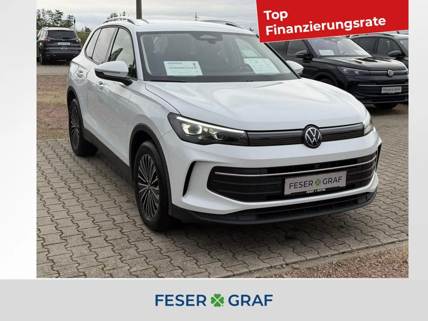 Volkswagen Tiguan 1.5 eTSI Life DSG AHK/Matrix/Lenkrhz/HUD Weiß - 1