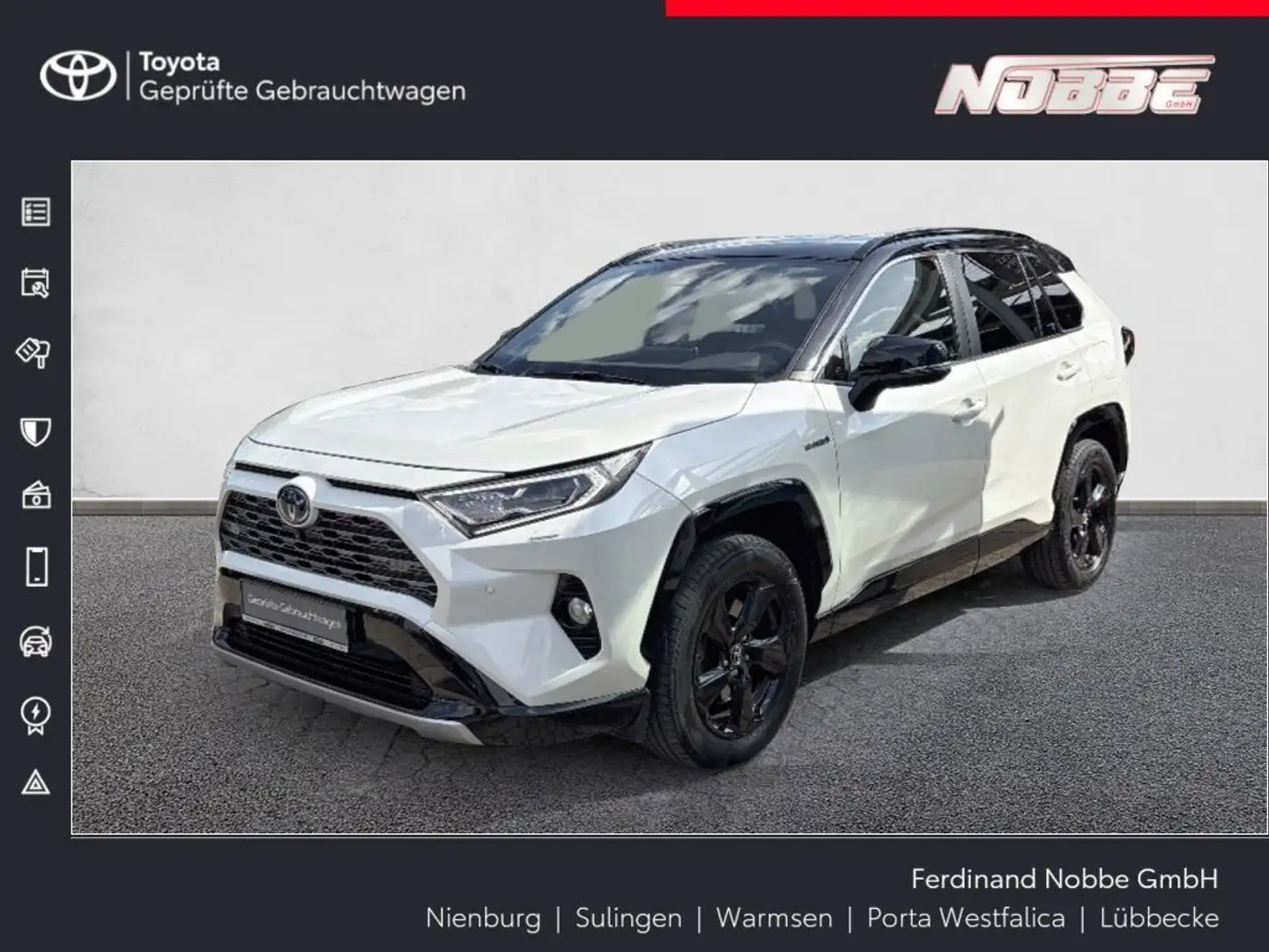 Toyota RAV 4 2.5 4x2 Hybrid Style Selection Weiß - 1