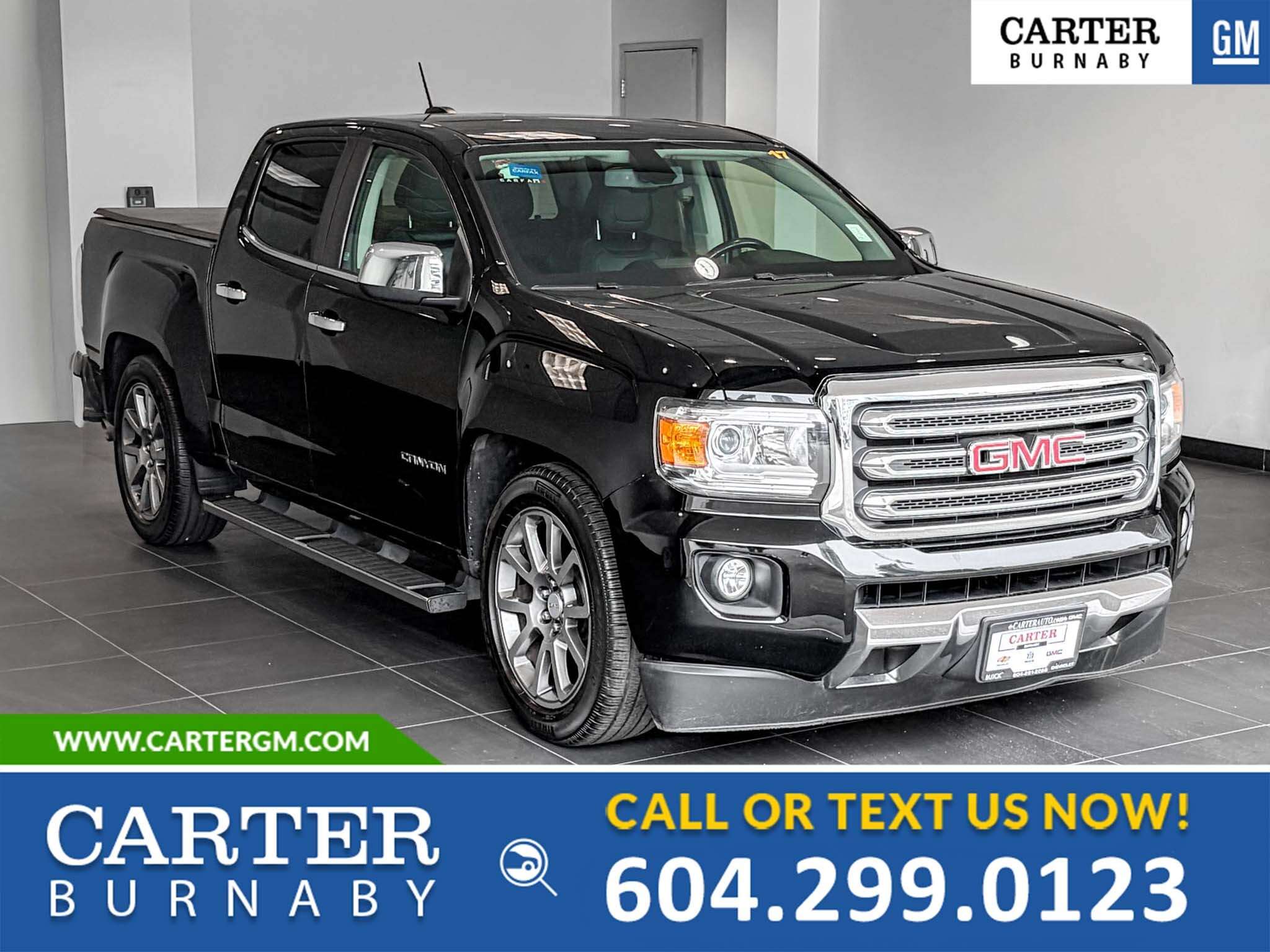 Black 2017 GMC Canyon Pickup Truck 4X2 Automatic