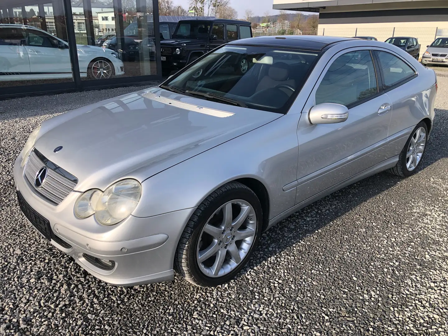 Mercedes-Benz CL 230 V6 6-Gang*Panoramadach*Sport-Paket*PTS*SHZ*3.Hand* Silber - 1
