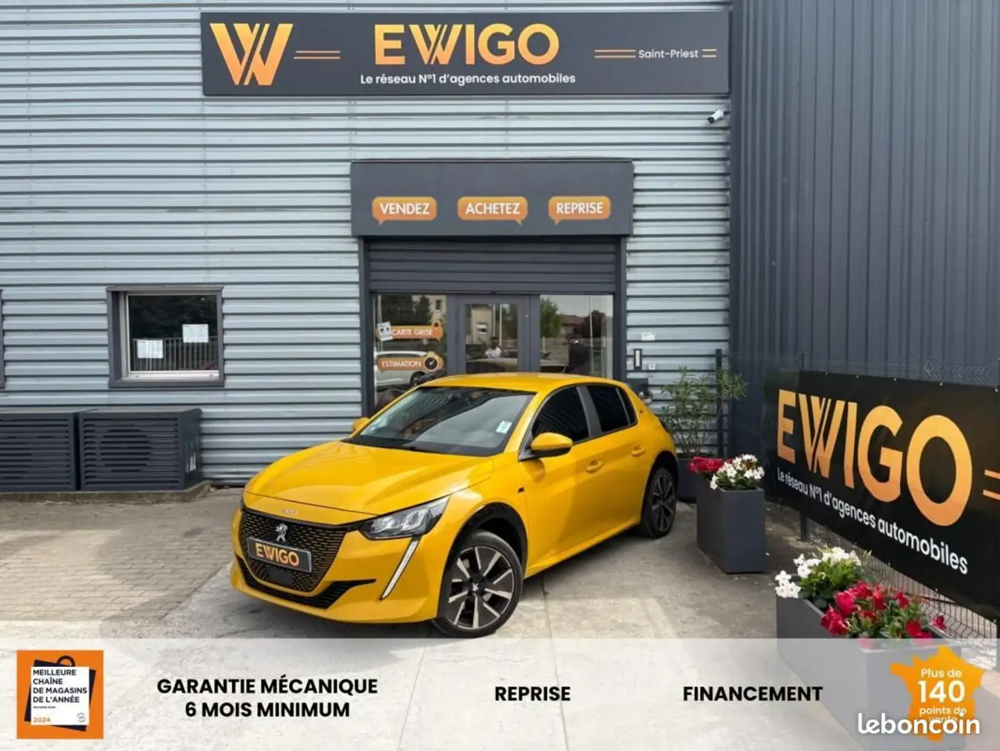Peugeot 208 E-208 ELECTRIC 135ch 50KWH Extérieur GT Amarillo - 1