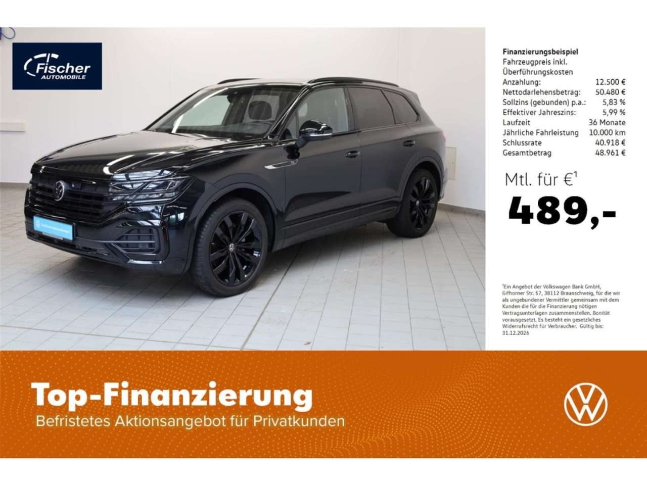Volkswagen Touareg — Volkswagen Touareg 3.0 TDI V6 4Motion R-Line Black Style