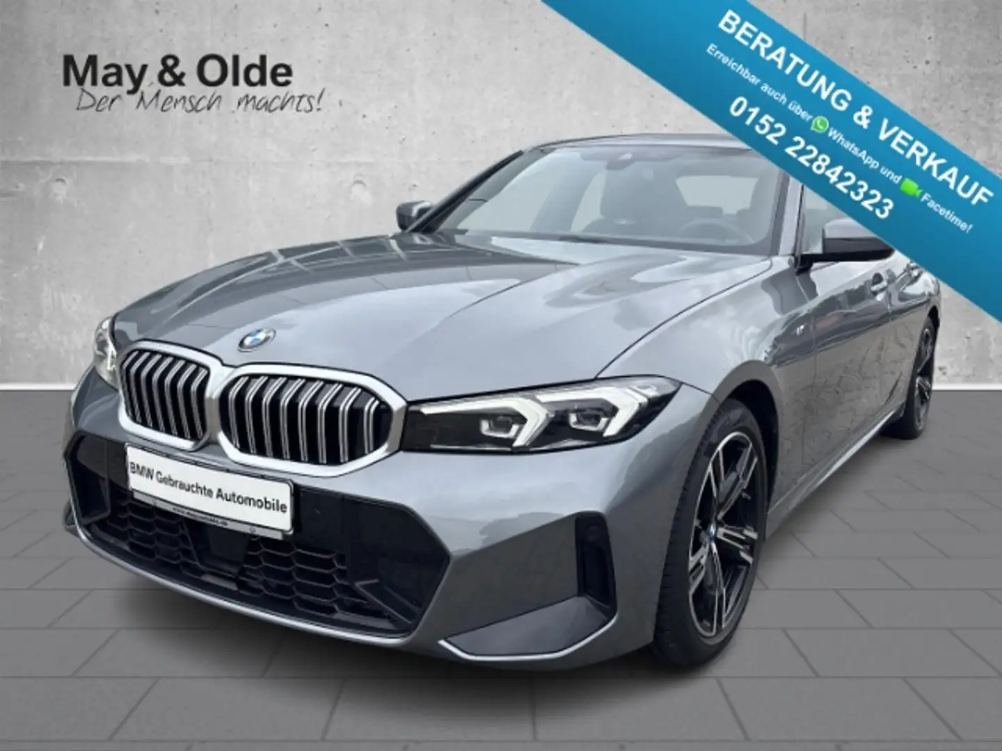 BMW 320 i xDrive M Sport HiFi LED ACC Navi PA SHZ Grau - 1