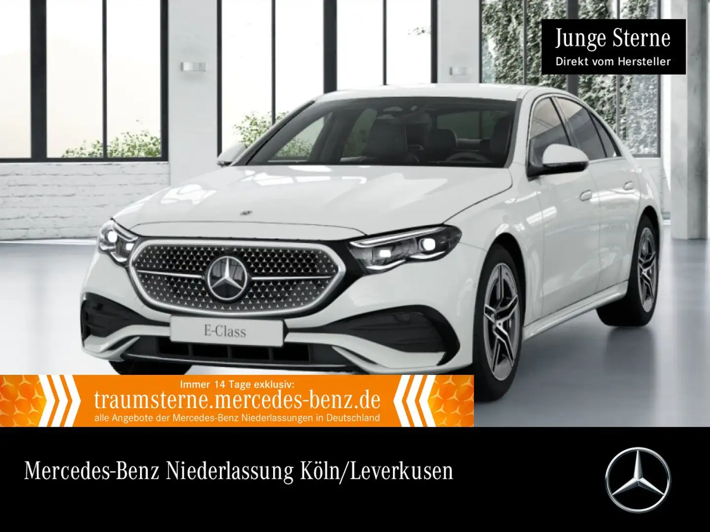 Mercedes-Benz E 200 AMG 360° Distr. Spurhalt-Ass Totwinkel PTS Weiß - 1