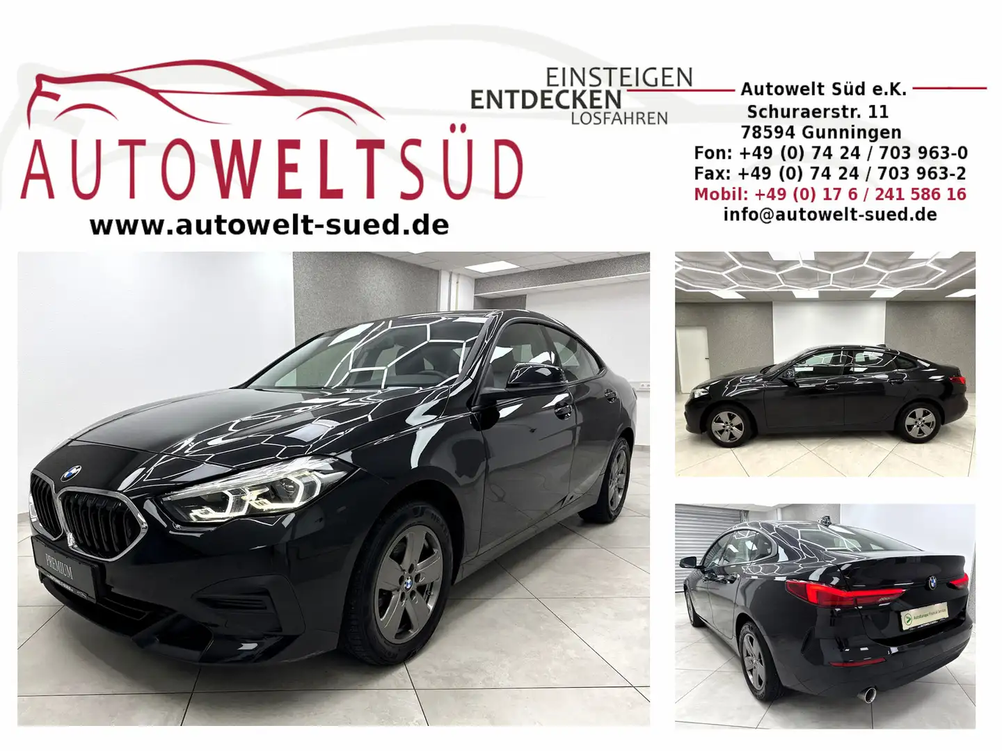 BMW 216 Advantage Navi PDC SHZ Sportsitze Schwarz - 1
