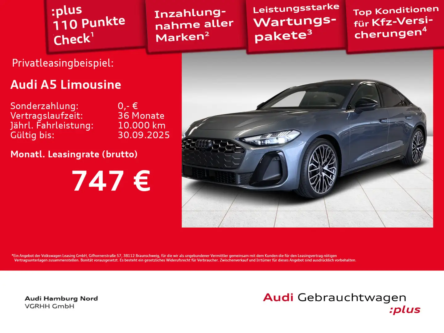 Audi A5 A5 2.0 TDI quattro S tronic B&O Matrix Pano 360° Blau - 1