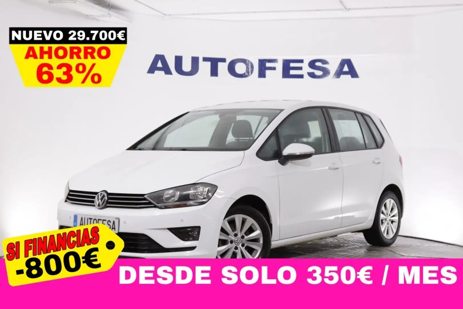 Volkswagen Golf Sportsvan 1.6TDI CR BMT Edition 81kW Blanco - 1